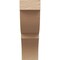 Ekena Millwork 5-inch W x 12-inch D x 16-inch H Valencia Rough Cedar Woodgrain TimberThane Knee Brace, Primed BRCUR05X12X16VALRCPR - alternate 3